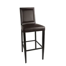 The front tube is 40*40*1.2mm tapered dining bar chair