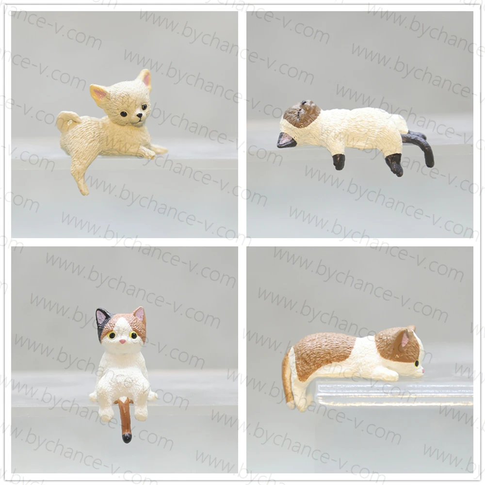 different poses mini cute kitty cat figurine idea gift for cats lovers pet supplies retail business thank you gift low price