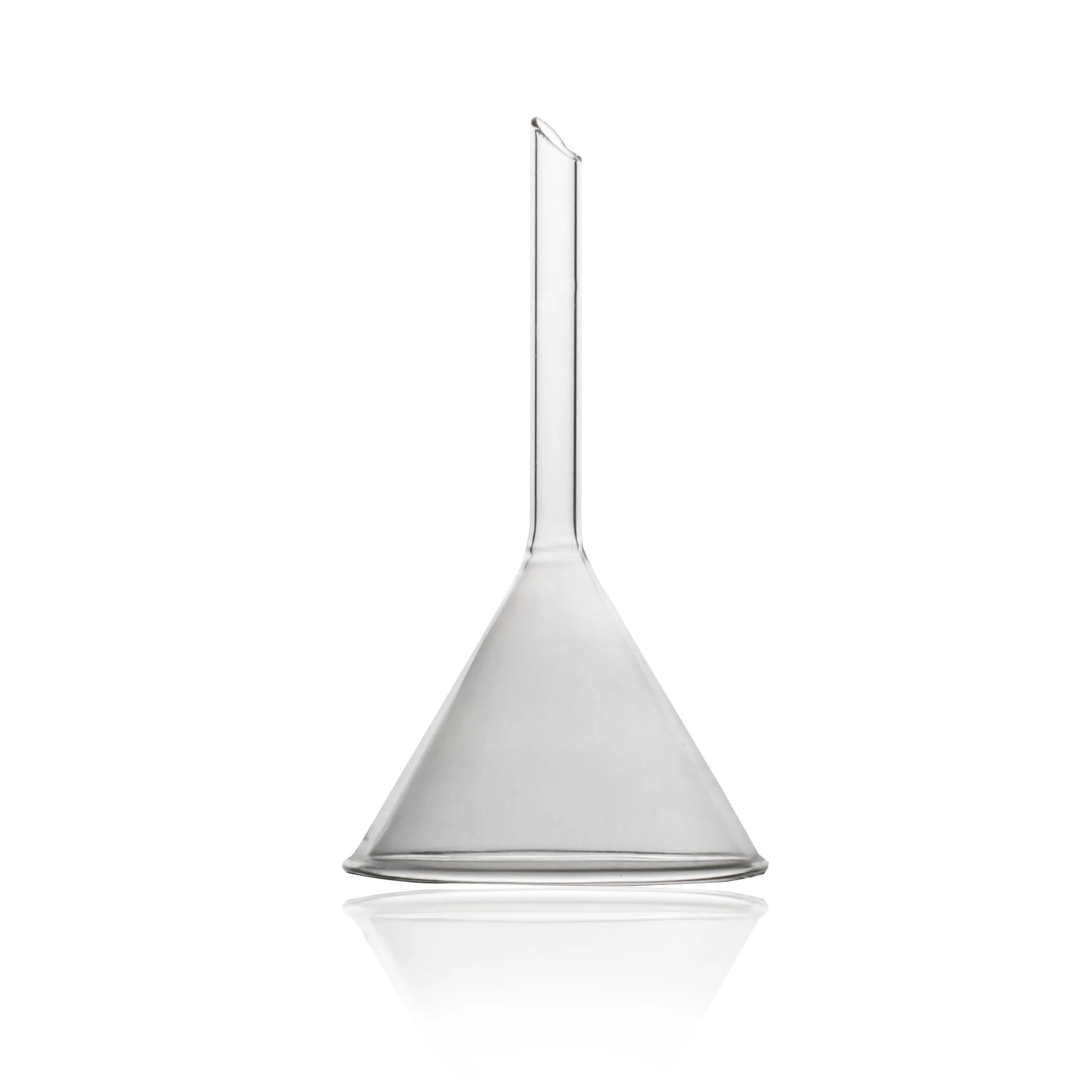 Best Quality Glass Borosilicate 3.3 Glass 40-150 mm Short Stem Funnel