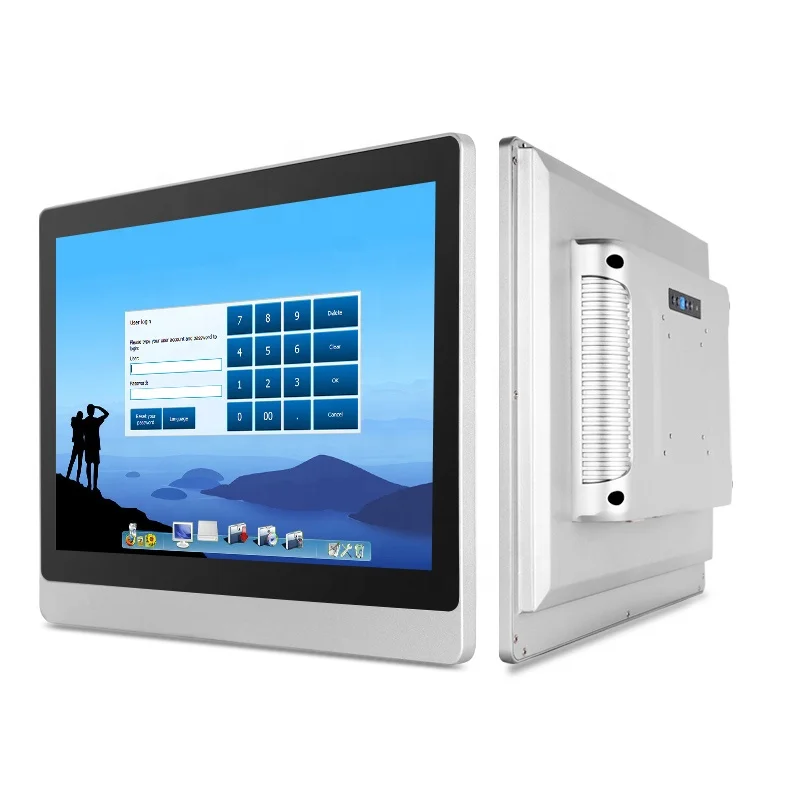 Touchthink 1080p 12 Volt Vga 17 Inch Aluminum Case Industrial Lcd Monitor For Production Line Automation