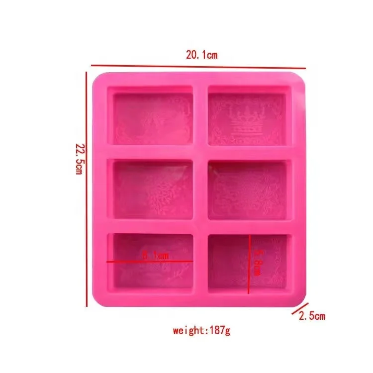 Soap Mold Silicone Handmade Making Soap Mould Shipping