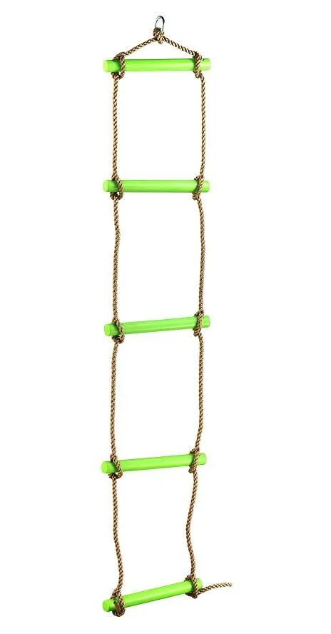 
Custom swing sets kids wooden climbing rope ladder 