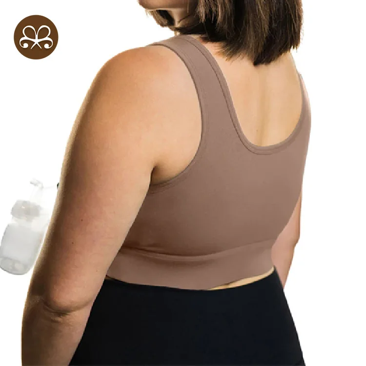 Buttery Soft Pregnancy Bra Wire-Free Supportive Maternity Bra Breastfeeding Plus Size Nursing Bra