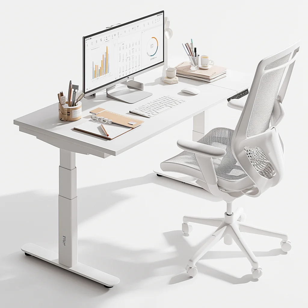 Hot Style Electric Sit Stand Up Lift Table Ergonomic Electric Height Adjustable Computer Table Gaming Adjustable Desk