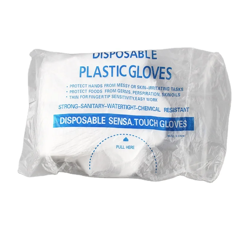 Custom Multi Function disposable gloves food plastic gloves
