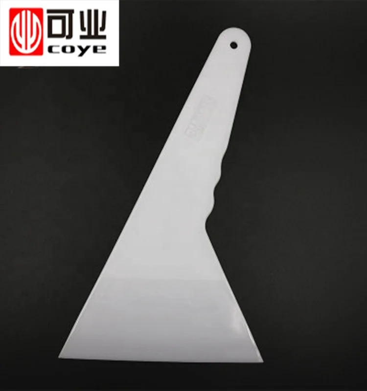 Car laminating tool white plastic scraper tool