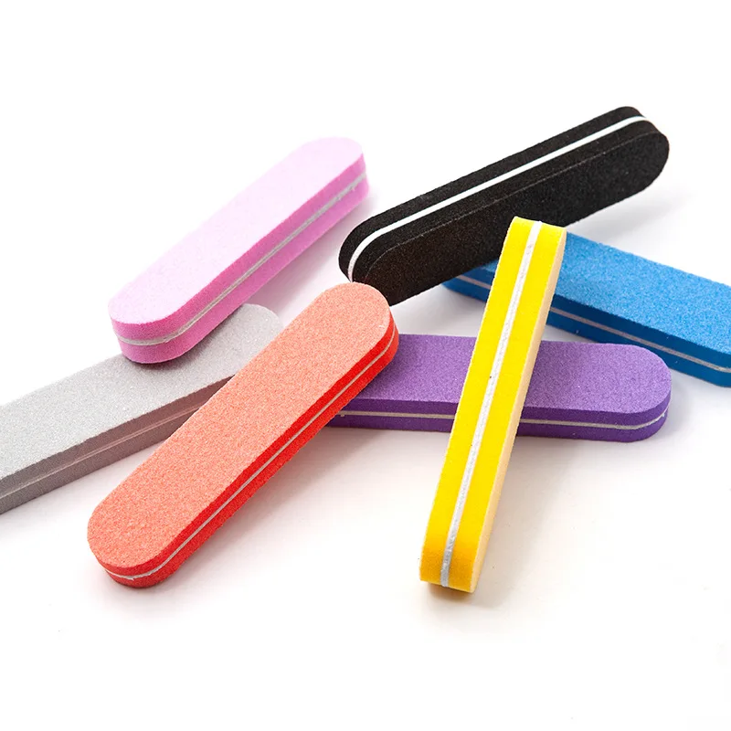 Bview Tool Disposable Mini Colorful Hot Sale EVA Sponge Nail Buffer Block for Professional Nail Buffer