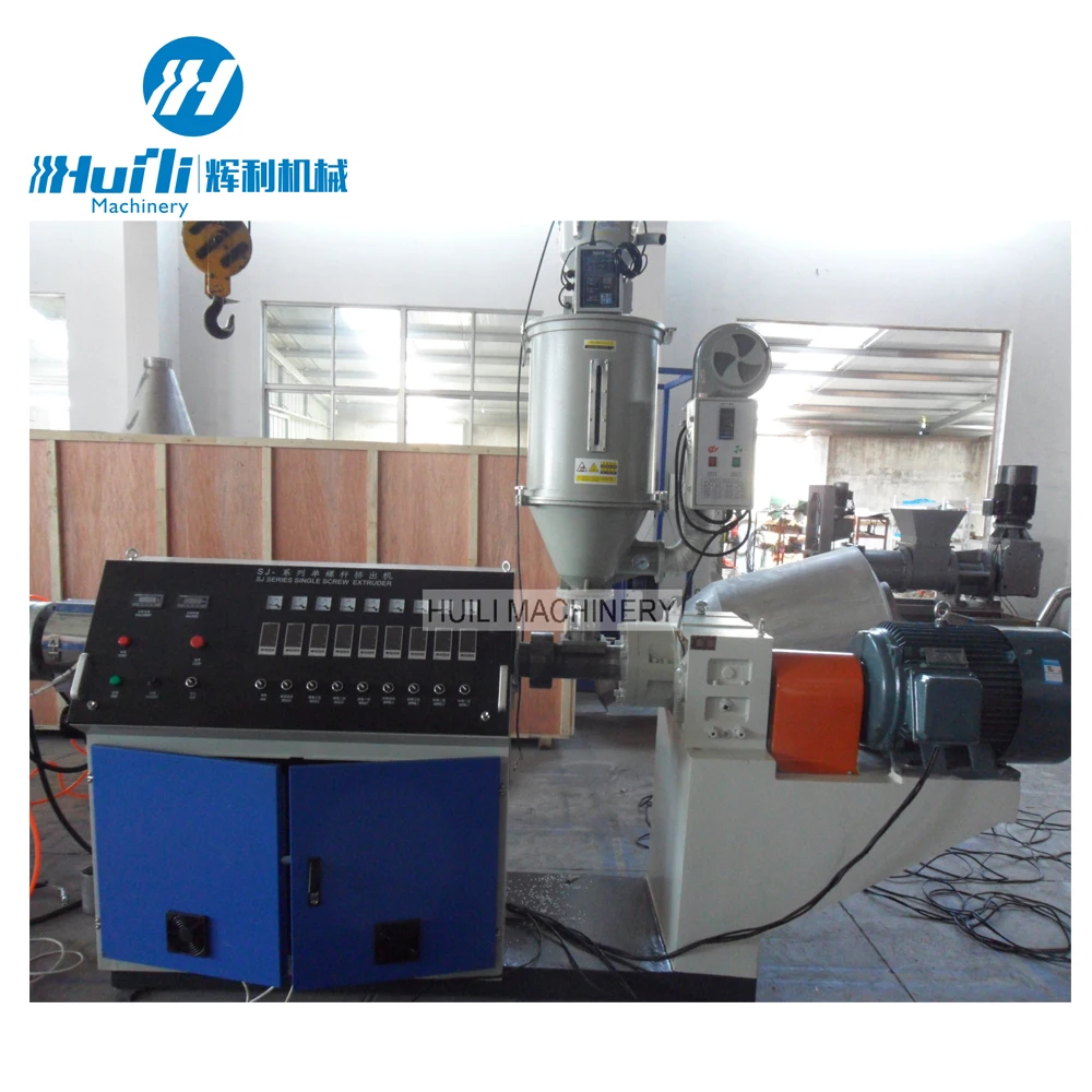 Electric Flexible Corrugated Conduit Production Line PE PP PVC Plastic Corrugated Pipe Machine
