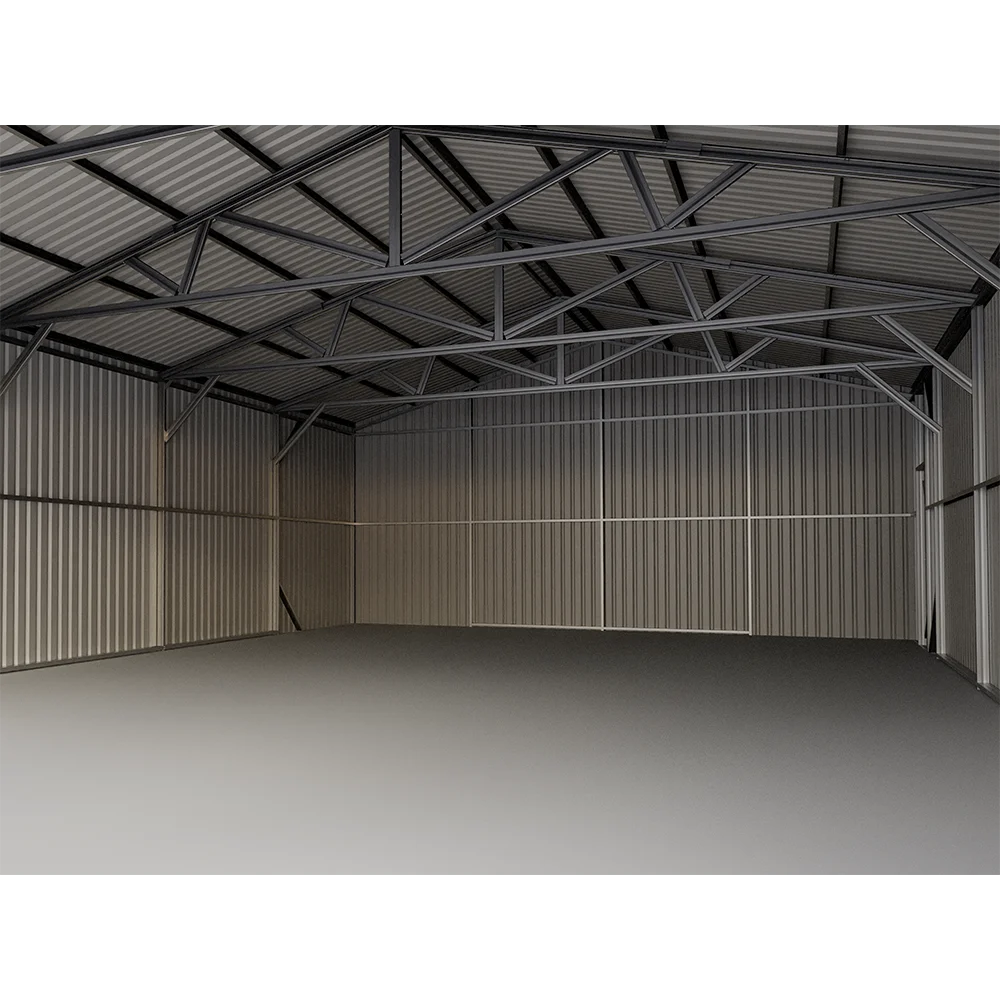 CG2533-H305 Factory wholesale 25*33 ft Double car garage Metal garden storage shed  warehouse for sale