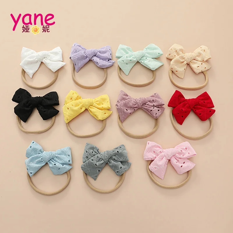 American and European New Arrival Butterfly Bow Nylon hand ties for children hair accessories