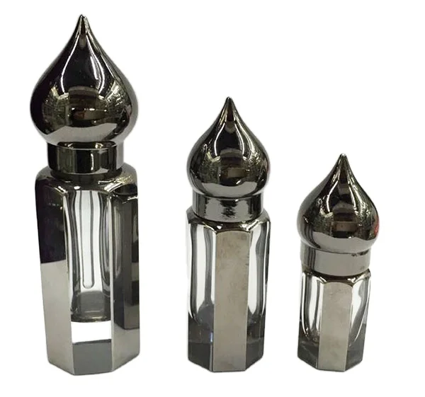 Custom Screw Cap Hot Stamping UV Attar Perfume Oil Glass Bottle Glass New 3ml/6ml/12ml Stick Perfume Packaging Cosmetic Black