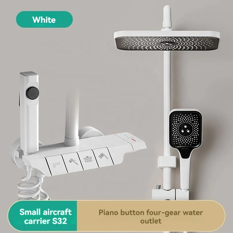 Guida 63100701 Bathroom Waterfall Smart Ceiling Thermostatic Luxury Automatic Multifunction Mixer Shower Set System Faucet Sets