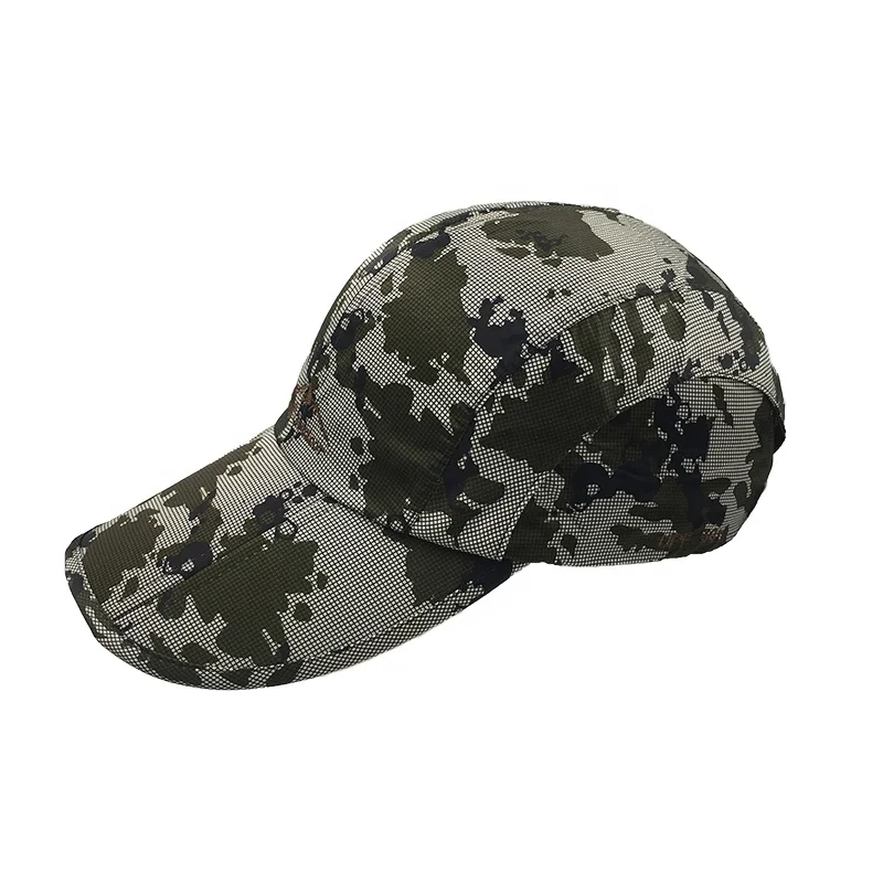 Hot selling foldable custom logo Anti-UV reversible  caps outdoor hats for hiking