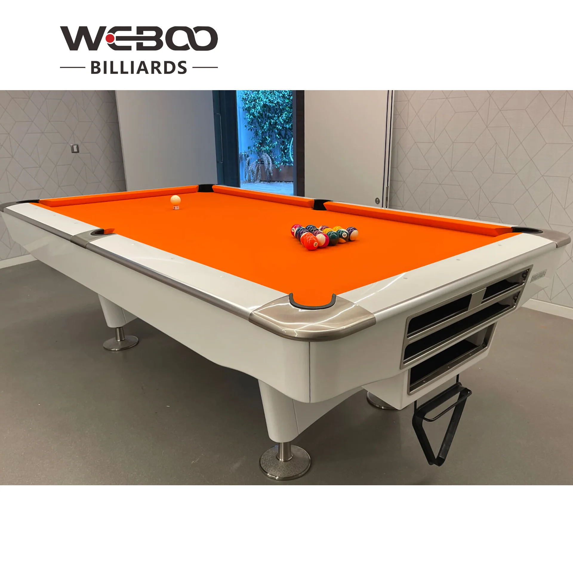 Professional Cheap Guangzhou Manufacturer Modern indoor Rubber Cushion Rail Pool Table Billiard 9ft