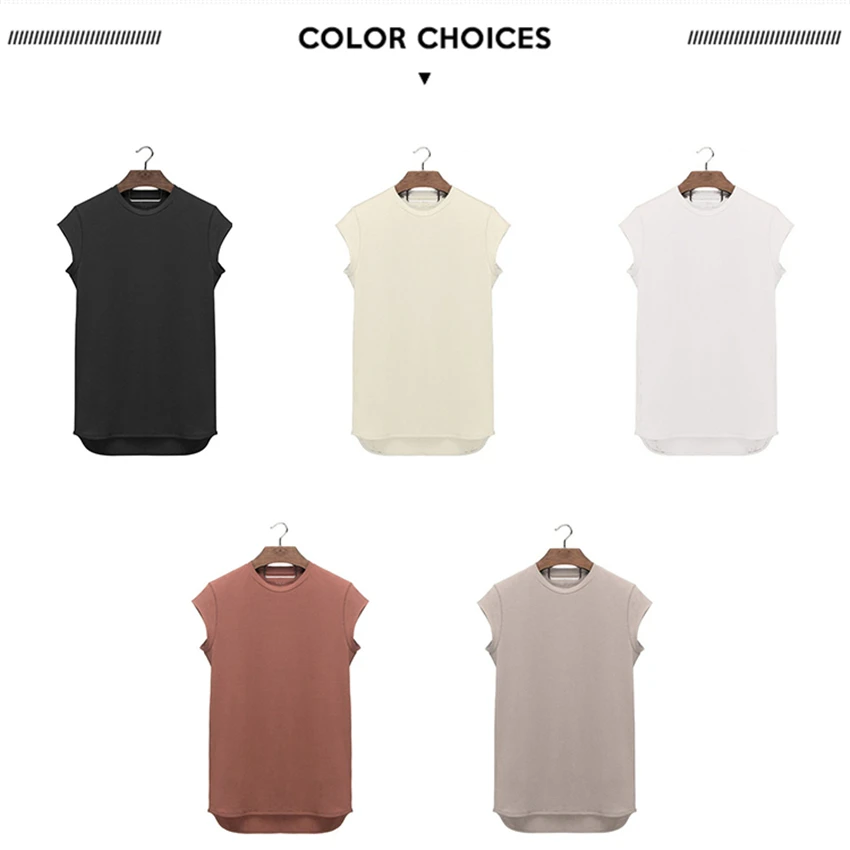 Wholesale In Stock Custom Logo Mens Fitness Apparel Tops O-Neck Waistcoat Bodybuilding Men Gym Vest