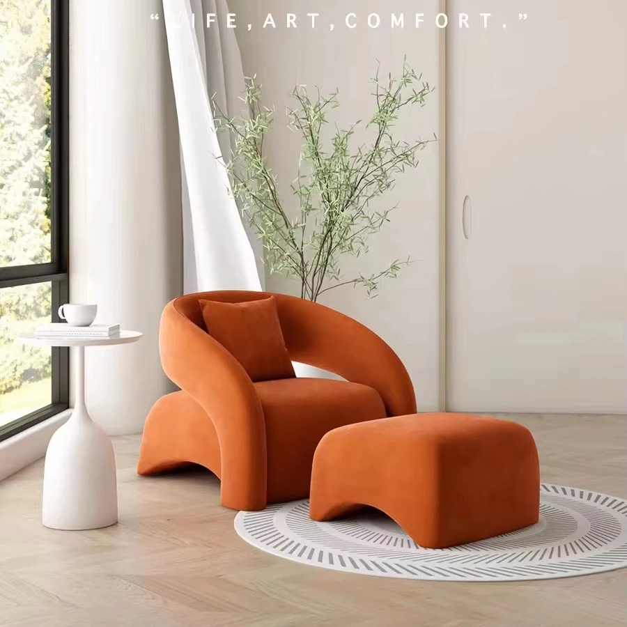 Single Leisure Sofa Chair for Living Room Dining Simple Lazy Design Leisure Furniture