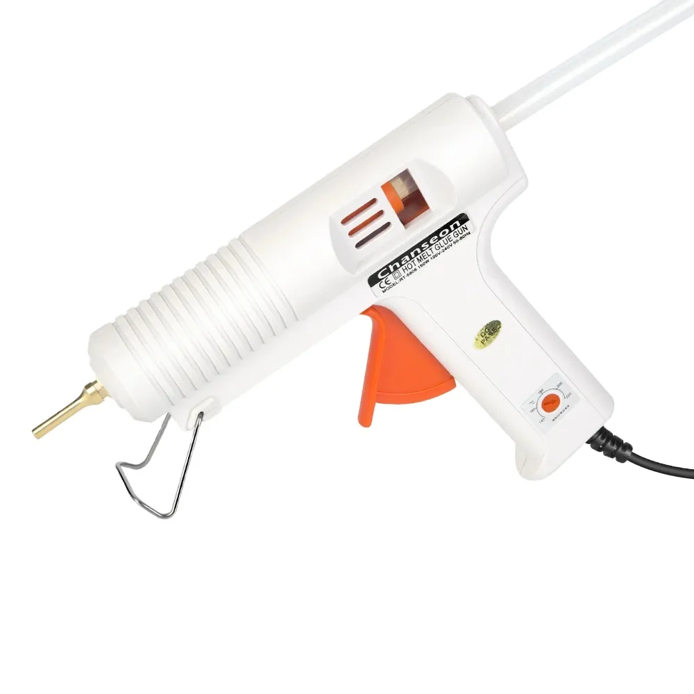 150W EU plug 220V Hot Melt Glue Gun Smart Adjustable Temperature Copper Nozzle Heater Muzzle Diameter 11mm Craft Repair Tool