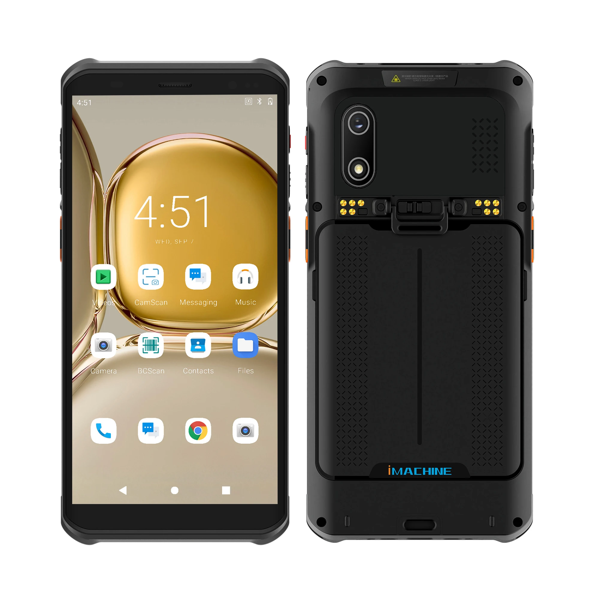 Прочный ручной логистический КПК с Android 11 OS 4G Wifi NFC RFID Reader 1D 2D штрих-код лазерный сканер