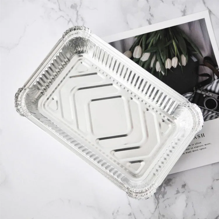 Одноразовая алюминиевая фольга в стиле Ближнего Востока 8389 контейнеров с крышками