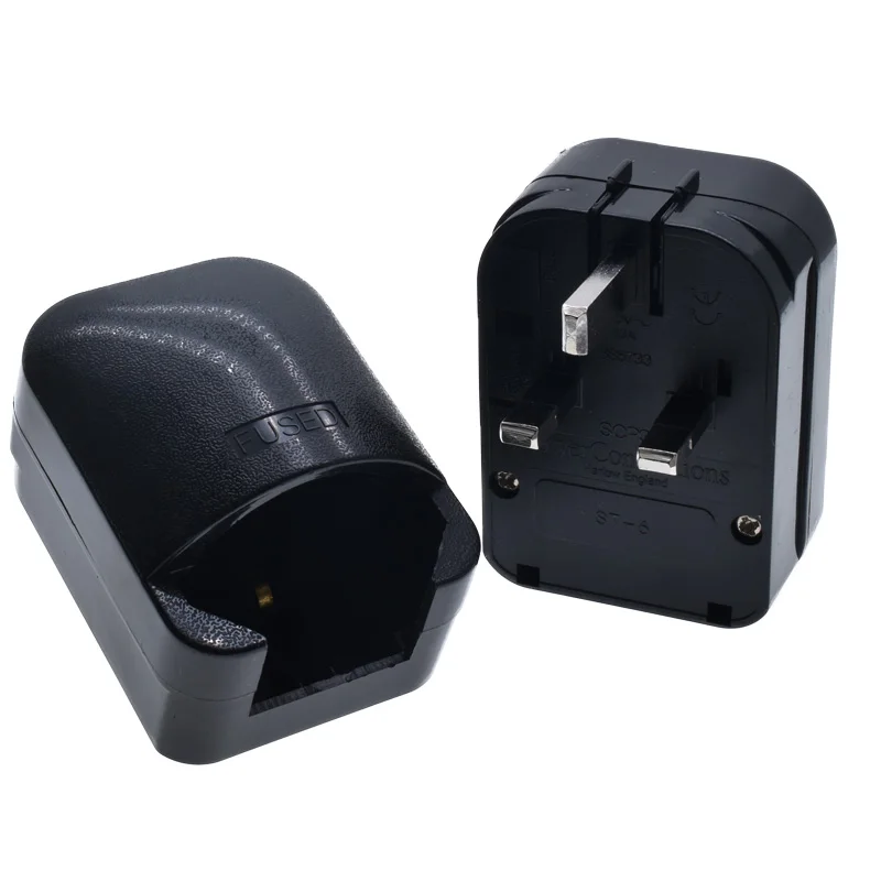 Good Price Uk Travel Adapter Bs1363 Uk Plug Adapter Converter Eu to Uk Plug Adapter with Fuse Mobile Phone Oem Power Converter