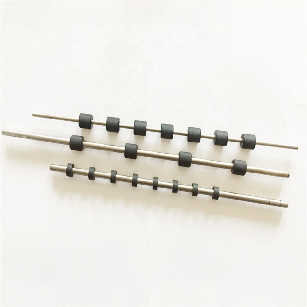 Customized OEM Printing Machine Black Silicone Rubber Pressure Platen Roller