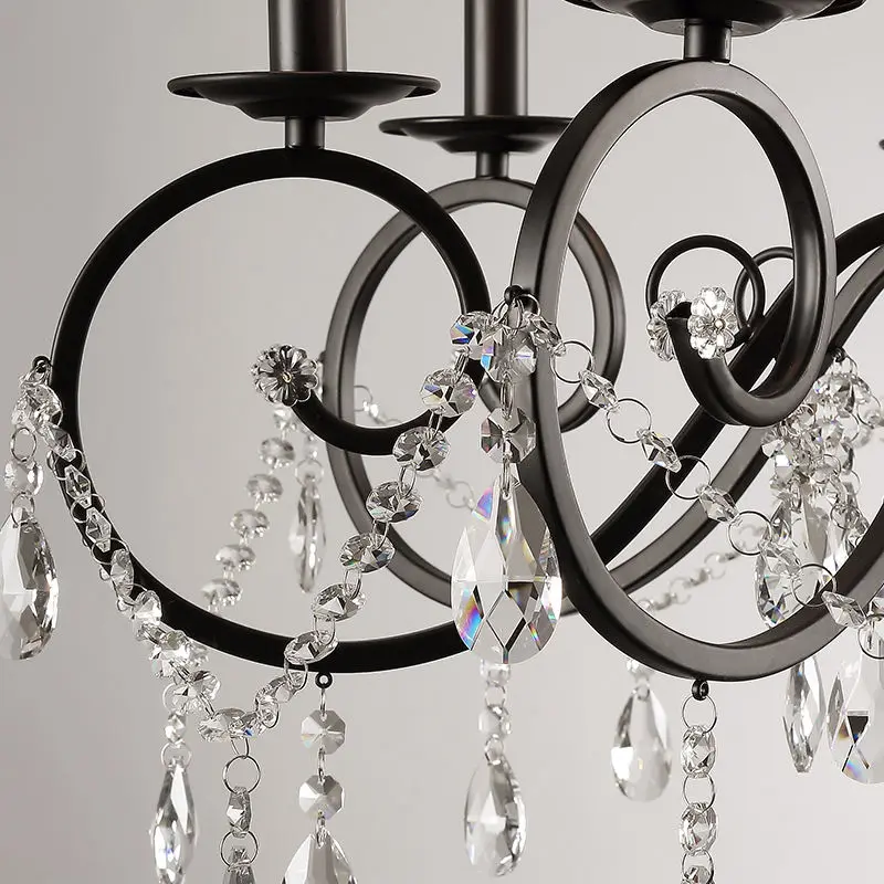 Morden Style Adjustable Light French Brass Dining Room Living Room Chandelier