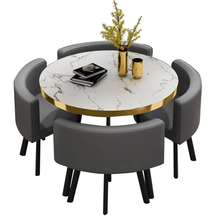 New Design Customizable Dining Table Black Designer Tea Table Luxury