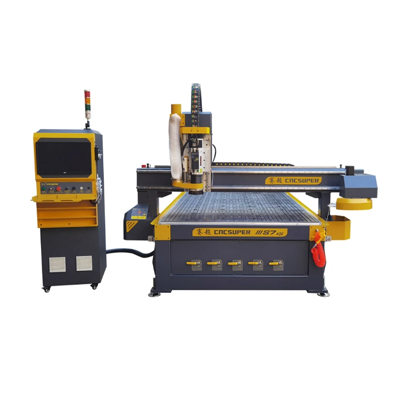High Accuracy 220 380v Voltage Woodworking Machinery 1325 1530 2040 Automatic Atc Wood Cnc Router Machine