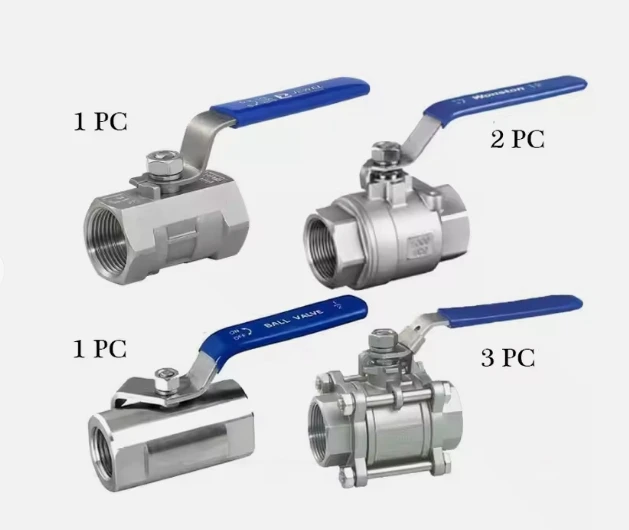 FURUI 1PC 2PC 3PC Manual Operated Directional female mini Ball Valve price For Water and Gas 1000wog 1.6mpa single piece hollow