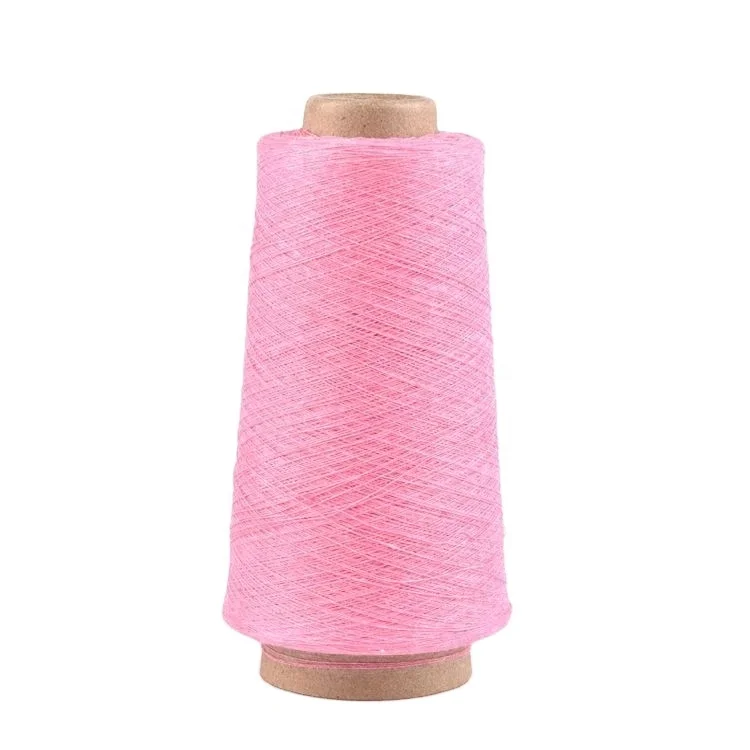 Wholesale Eco Low Price Polyester Cotton Blended OE Yarn Recycled 65/35 50/50 Knitting Yarn Sewing thread