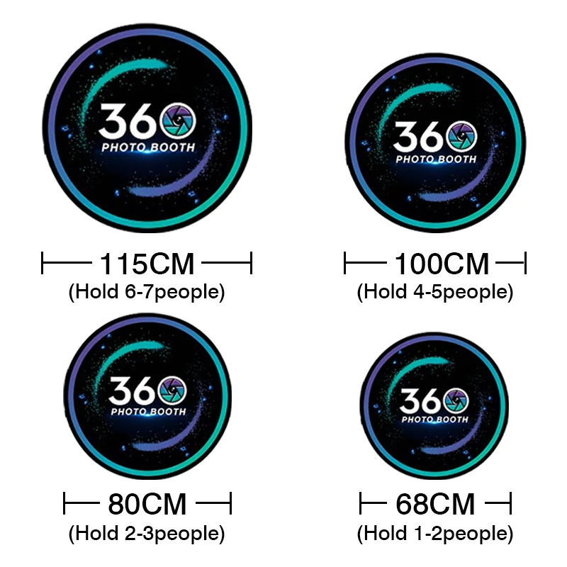 Ready To Ship Portable Selfie Stick Roaming Wedding Birthday 360 Camera Spinner Video Photo Booth Photobooth