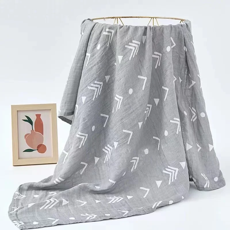 2023 The Most Popular Baby Products and Baby Blankets for Newborns Baby Gift Set Summer Woven 40 Plain Tianyi Custom Color 88*64