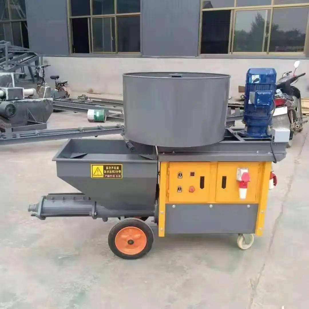Cement Mortar Putty Plastering Sprayer Machinery for Construction Works