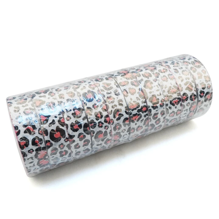 High voltage Flame retardant Custom printing design logo PVC electrical insulation tape for electric cable wire wrap