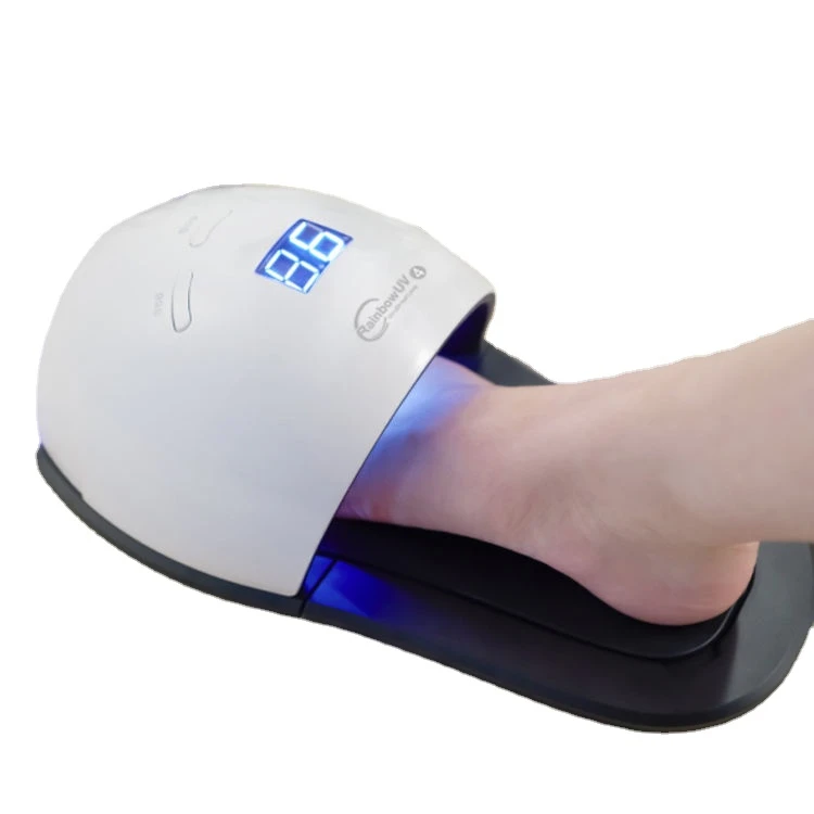 Nail Art Slippers UV Lamp Finger Nail Dryer with 3 Timer Gel Polish LED Light 48W Foot Nail lamp