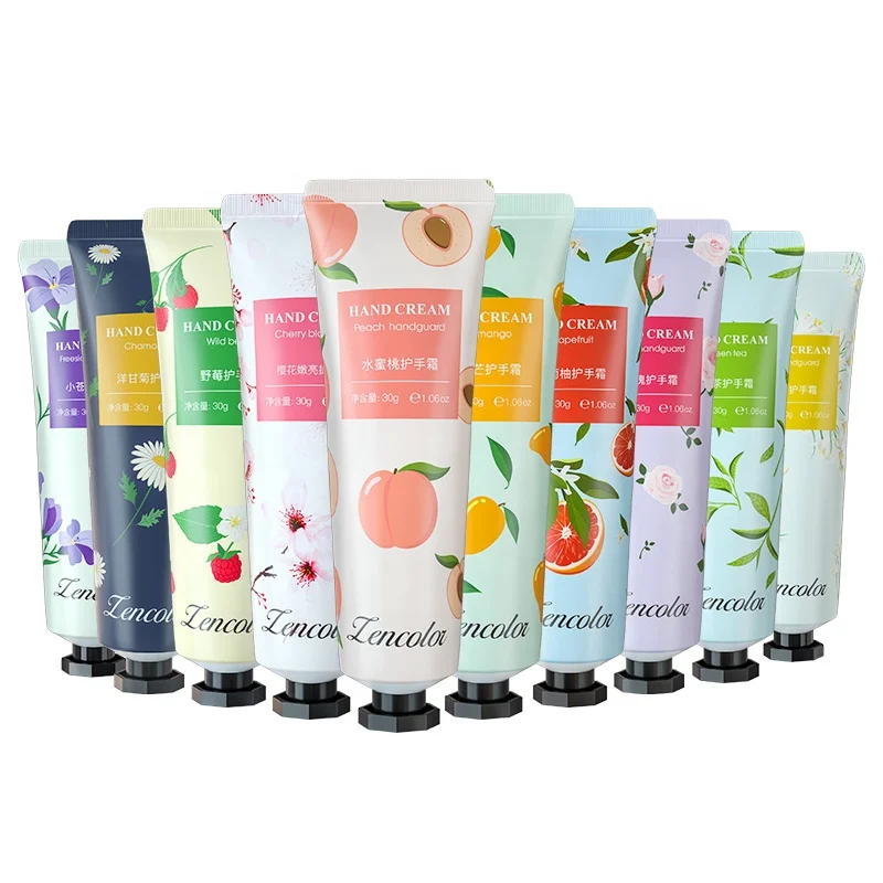 2023 Hot Sale Fruit Flavor Collagen Perfume Anti Chapped Hand Cream Adults Hand Cream  Moisturizing Cream
