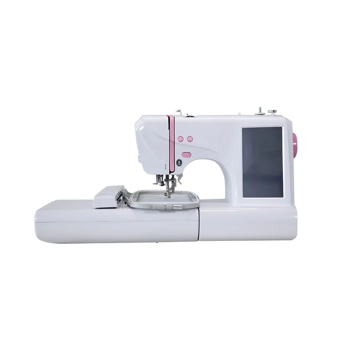 QK-ES5 7-inch automatic computer touch screen multi-function home embroidery sewing machine
