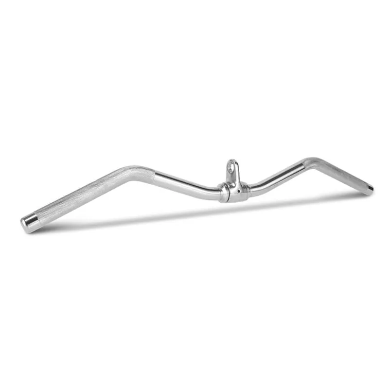 Gym Equipment Fitness Accessories Pull Up Revolving Curl Lat Bar With Ball Grips Cable Accessories Handle