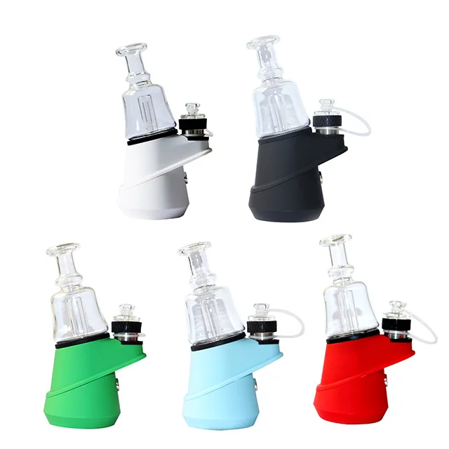 
America Hot Selling Glass Water Pipe Wax Vaporizer Soc 2600mah wax dab pen 