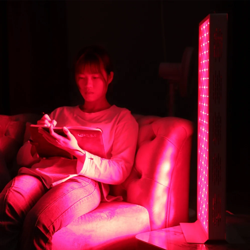 Popular 660nm 850nm IR Red Light Near Infrared LED Skin Beauty Home Light Therapy Panel Lamp With Stand
