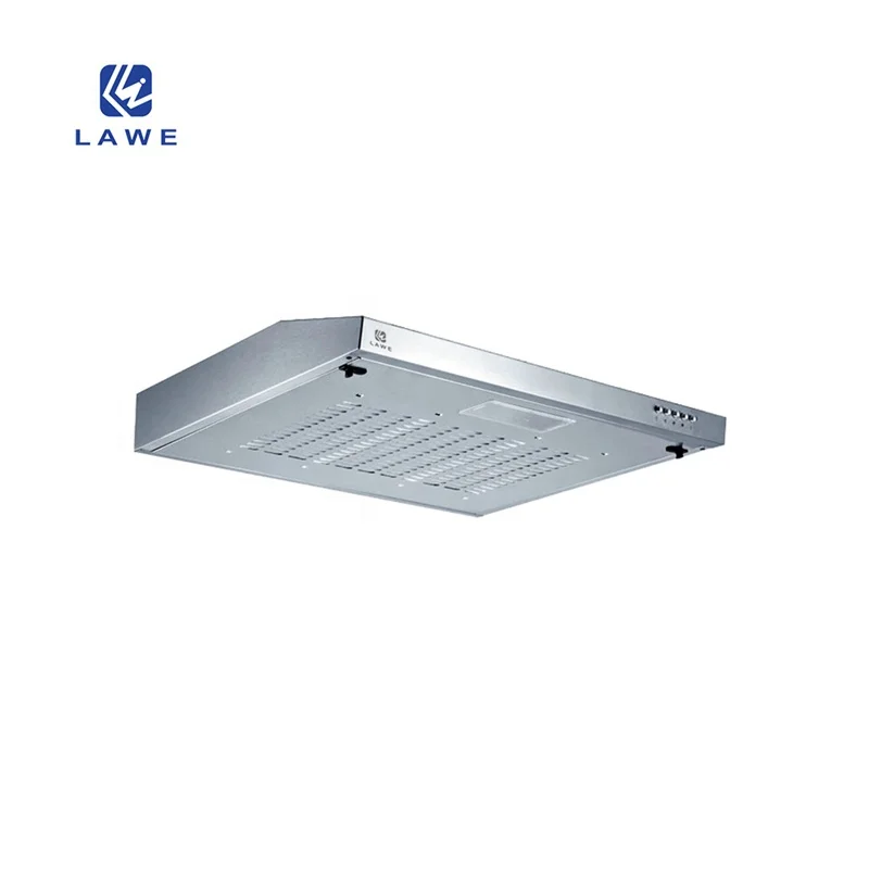 Lawe Under Cabinet Ductless Ducted Convertible Slim Kitchen Stove Vent Hood with 3 Speed Exhaust Fan with Charcoal Filter