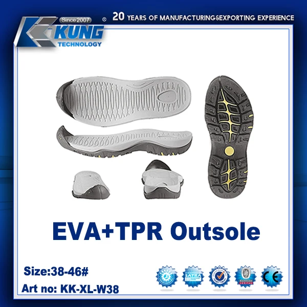 Rubber EVA MD RB soles good quality durable quality shoe soles hiking rubber sole top quality beach sandals Eva outsole