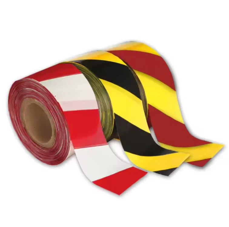 Оптовая Продажа с фабрики неклейкая желтая красная Защитная Баррикада предупреждающая лента на заказ