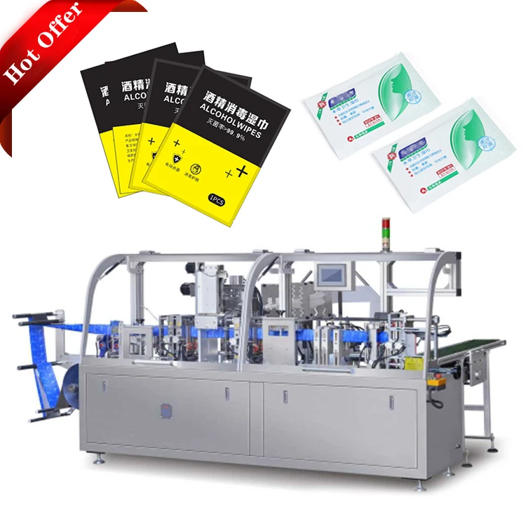 High speed Price Single wet wipes machine packaging Towel Packing