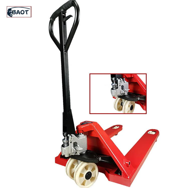 2500kg Forklift Pu Wheel Hydraulic Hand Lift Pallet Jack Manual Hand Pallet Truck