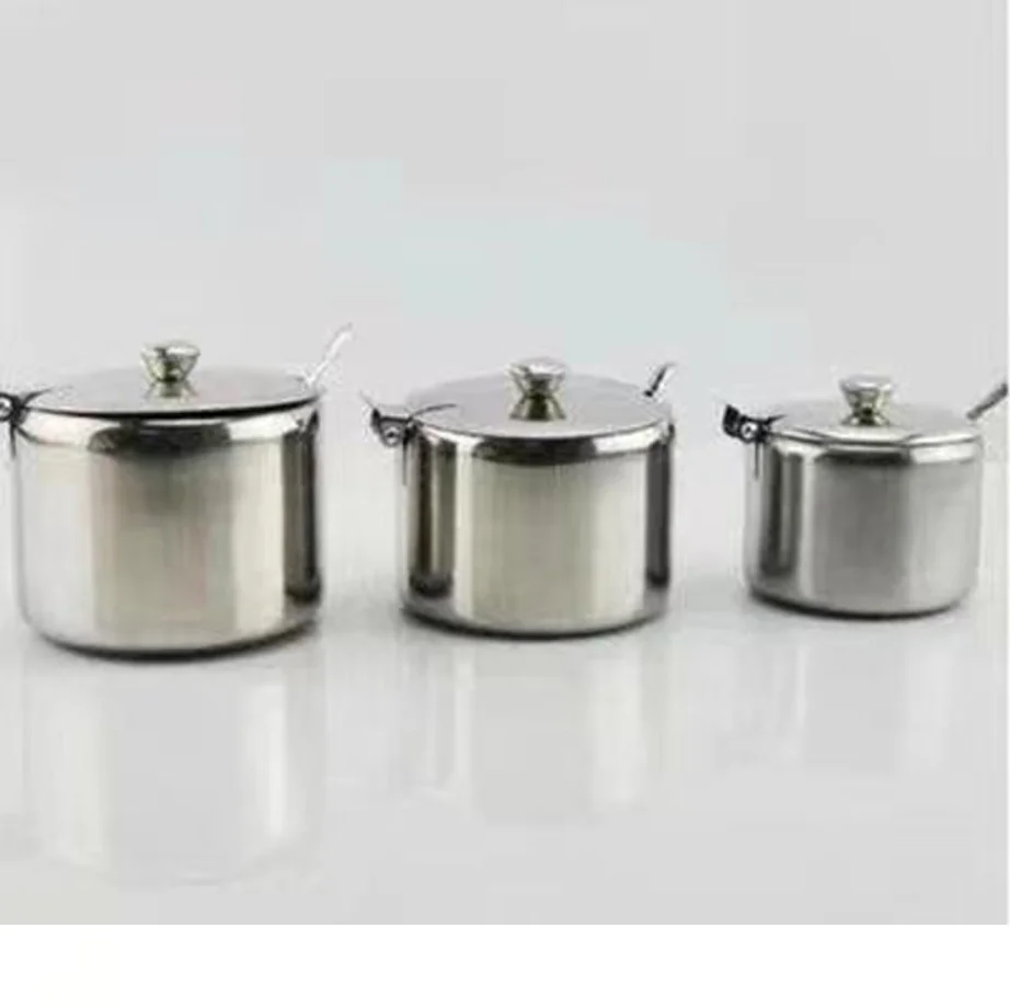 Stock for wholesales or customized production monosodium glutamate filling seasoning tank with covered sugar cup