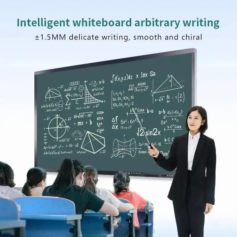 smart vision board 4k Android Ops 65 Inch Interactive Display Smart Board 75 Inch Touch Screen Monitor Interactive Whiteboard