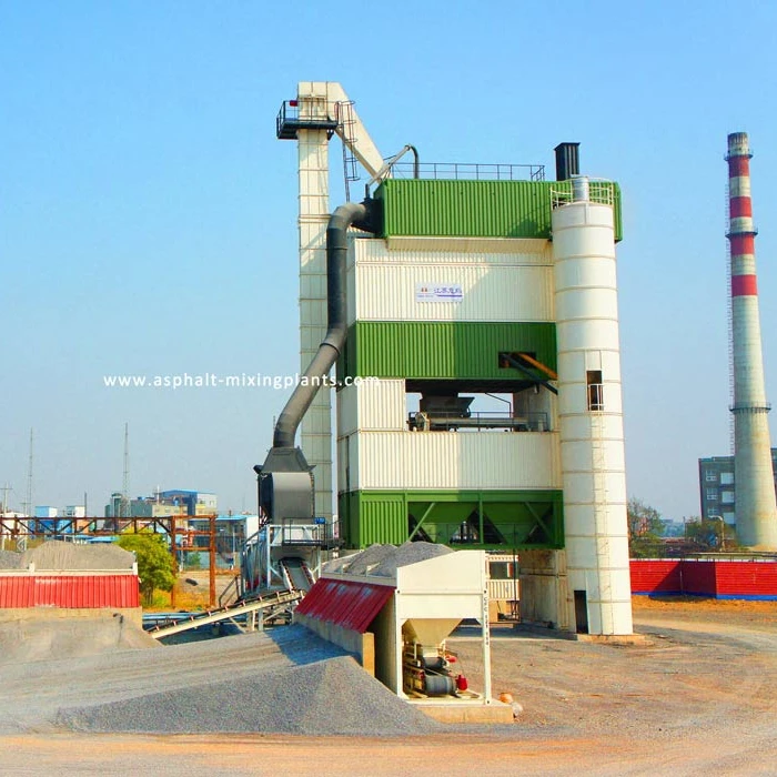 320t/h  asphalt batching plant bitumen mixing plant   for  bridge construction