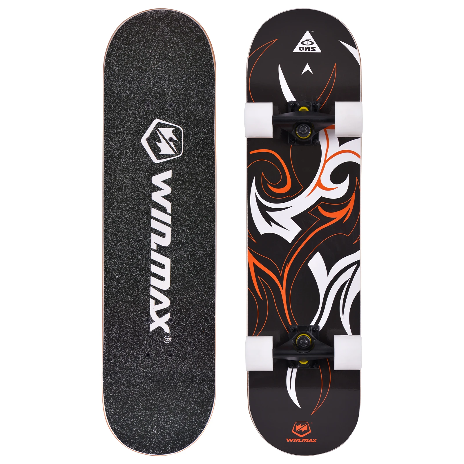 Personalized 31 Inch 9 Layer Skate Truck Maple Wood Skateboard Deck for Extreme Sports Four PU Wheel Skate boards