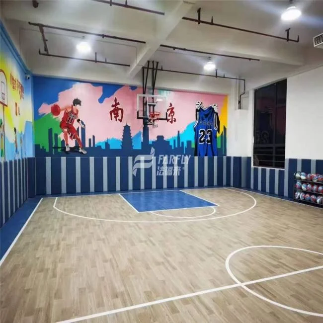 Environmental protection pcv basketball flooring court price sports flooring supplier